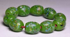 2.5cm Old China Colored Glaze Carving Pattern Buddha Beads Hand Chain Bracelet Shahmeran bracelet price