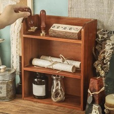 Étagère de rangement de bureau en bois à 3 niveaux pour la cuisine et le Rayonnage de bureau price