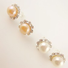 Mignonnes Boucles d'Oreilles en Perles de Culture ornées de Zircon Boucles d'oreilles en perles price