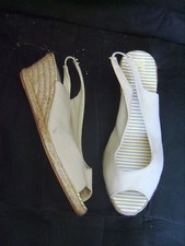 Chaussures ouvertes beiges à talons compensés en corde T 41 neuves Talons compensés price