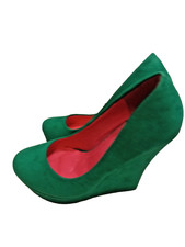 Escarpins compensés verts Belle Women taille 37 Talons compensés price