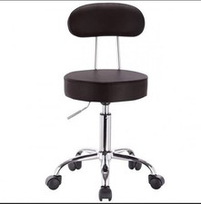 Tabouret de bar Woltu avec dossier en simili-cuir marron, réglable en hauteur. Tabouret de bar price