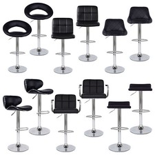 dibea Tabouret de bar (lot de 2) PU chromé rotatif à 360° différents modèles Tabouret de bar price