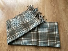 écharpe homme à franges beige et bleu motifs écossais marque C&A Écharpe homme price