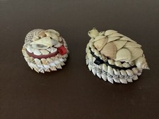 2 Petites Boîtes à Bijoux Kitsch avec coquillages Vintage 1990 Bijoux boîtes price