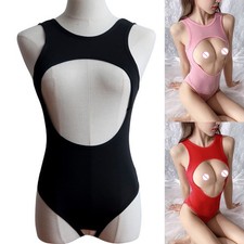 Femme Lingerie Bain Intérieur sous-Vêtement Body Entrejambe Ouvert Glace Soie Intérieur body price