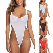 Body de nuit femme intérieur coupe haute pyjama blanc/rouge/noir Intérieur body price