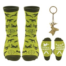Ensemble de cadeaux de chasseur, chaussettes amusantes pour homme 3945 avec p... Chaussettes ensemble homme price