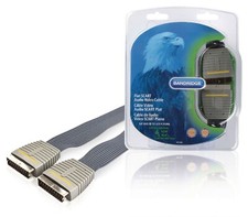 Bandridge - Câble vidéo audio péritel plat SCART M 5m Scart câble price