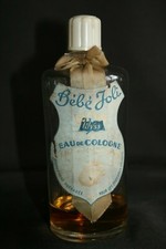 Flacon de parfum ancien en verre - Bébé Joli - Wyss Eau de Cologne bébé price