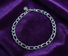 Bracelet argent mailles "Figaro" - 5 mm x 19 cm - Envoi de France immédiat Argent bracelet price