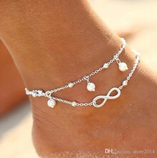 Bracelet de Cheville Argent Signe de l'Infini Infinity Bijou de Pied Chaîne Stra Argent bracelet price