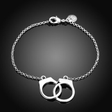 Bracelet argent "Menottes" - Envoi de France immédiat Argent bracelet price