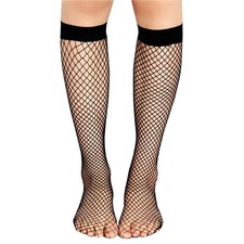 Mi Bas en Résille Classic Noire Diamond Fishnet Knee High Lingerie NEUF SEXY Knee-High chaussettes / Jarretière bas price