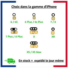 Vitre lentille caméra arrière iPhone 7/8/X/XR/XS/XSM/11/12/13/Plus/Pro/Max... Lentilles price