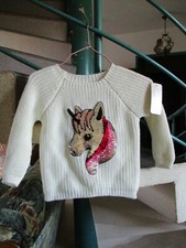 Pull Maille Blanc Taille 4Ans Marque NEW COLLECTION Fille Neuf avec étiquette Pull, cardigan & maille fille price