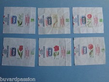 *SUCRE  SOL emballage ancien papier enveloppe 6 différents Fleurs Emballage papier price