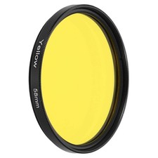 Objectif pour appareil photo 58mm filtre rond couleur jaune accessoires Accessoires pour appareil photo price