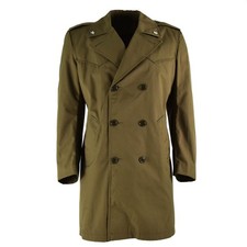 Authentic Italie Armée Trench Militaire Vintage Imperméable Classique Kaki Trench homme price