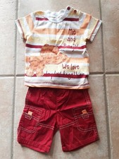 Ensemble t-shirt & bermuda NEUF taille  6 mois garçon Ensemble garçon price