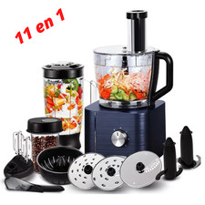 Robot Cuisine Multifonction 11 en 1 1100W 3.2L Blender Pétrin Hachoir 3 Vitesses Ensembles petit électroménager de cuisine pour trousseau price