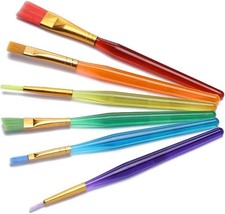 6-Piece Paint Brush Set, for Watercolor and Gouache Painting,Nylon Artist Brushe Gouache Paint price