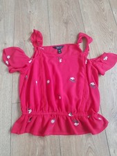 Haut rouge épaules froides fille Undershirt fille price