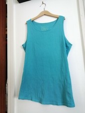 Haut été femme fille bleu sans manches petite taille peu porté 13-14 ans Undershirt fille price