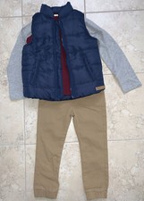 Toddler Boys Buffalo David Bitton Outfit Buffalo Vest Shirt Jogger Pants 4T Vest garçon price