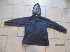 coupe vent 8 ans 128 cm bleu U essentiel veste imperméable Vest garçon price