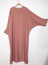 Abaya pas cher bleu noir marron rose taille unique Abaya price