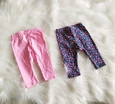 Lot de 2 leggings bébé fille 3 mois liberty violet petites fleurs + uni rose Bébé leggings price