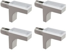4x taquet étagère 5mm caoutchouc tablette verre meuble tv support salle de bain Meuble TV / support price