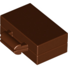 LEGO 4449 REDDISH BROWN Minifigure, Utensil Briefcase / Suitcase Briefcase price