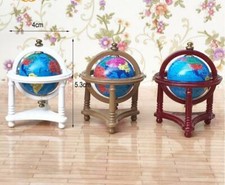 Casa delle bambole miniatura 1:12 sala studio mondo rotante/mappa globale globo decorazione casa Map & Globe price