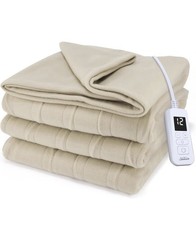 Coperta Elettrica Riscaldata Full Size 84x72 12 Impostazioni Calore Sunbeam Royal Electric Blankets price