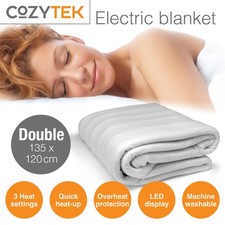 Coperta Elettrica Doppia Riscaldata Sottocoperta 3 Impostazioni Calore Lavabile Adattabile Electric Blankets price