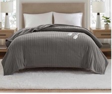 Coperta riscaldante elettrica Premier Comfort riscaldata in pile testurizzato Queen antracite Electric Blankets price