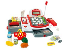 Cassa Giocattolo per Bambini Registratore di Cassa Giocattolo con Scanner Luci e Registratore di cassa price