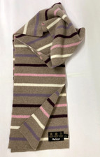 Sciarpa Barbour in maglia di lana unisex beige viola 648 Scarf Unisex price
