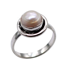 Anello con pietre preziose etniche fatto a mano design antico misura USA - 9 Z 59 Pearl Anello price