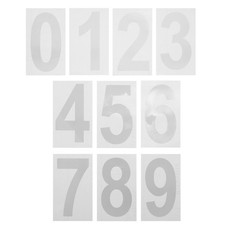 10 Fogli Carta Adesivi Numero Riflettente per Cassetta Postale Pattumiera Uso Mailbox price