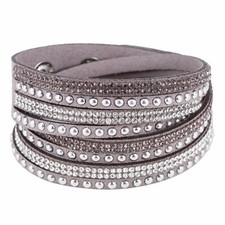 Bracciale donna multifilo con cristalli  doppio giro linea swarovski cm. 40 Swarovski Bracciale price