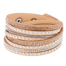 Bracciale donna  con cristalli multifilo doppio giro linea swarovski cm. 40 Swarovski Bracciale price