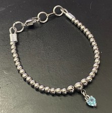 Bracciale da donna in acciaio inox ciondolo acquamarina argento 925 Swarovski Swarovski Bracciale price