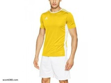 Adidas T-shirt Entrada 18 Match Jersey, Uomo/Ragazzo - Art. CD8390 (Giallo/Bianc Jersey Ragazzo price