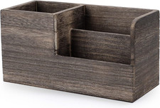 Portapenne da Scrivania Retrò Legno Multifunzione Scrivania Cancelleria Organizer Stora Multi Work Scrivania price