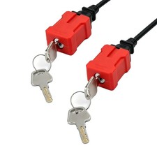 Spina Blocco Cavo Elettrico Spina Dispositivo di Blocco per Cavo Elettrico, Confezione da 2 Spine L Blocco di sicurezza per presa price