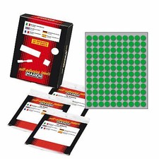 Etichetta Adesiva Verde Tonda Diametro 10Mm (10Fogli X 120Etichette) Markin Etichetta price