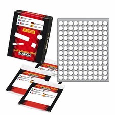 Etichetta Adesiva Bianca Tonda Diametro 10Mm (10Fogli X 120Etichette) Markin Etichetta price